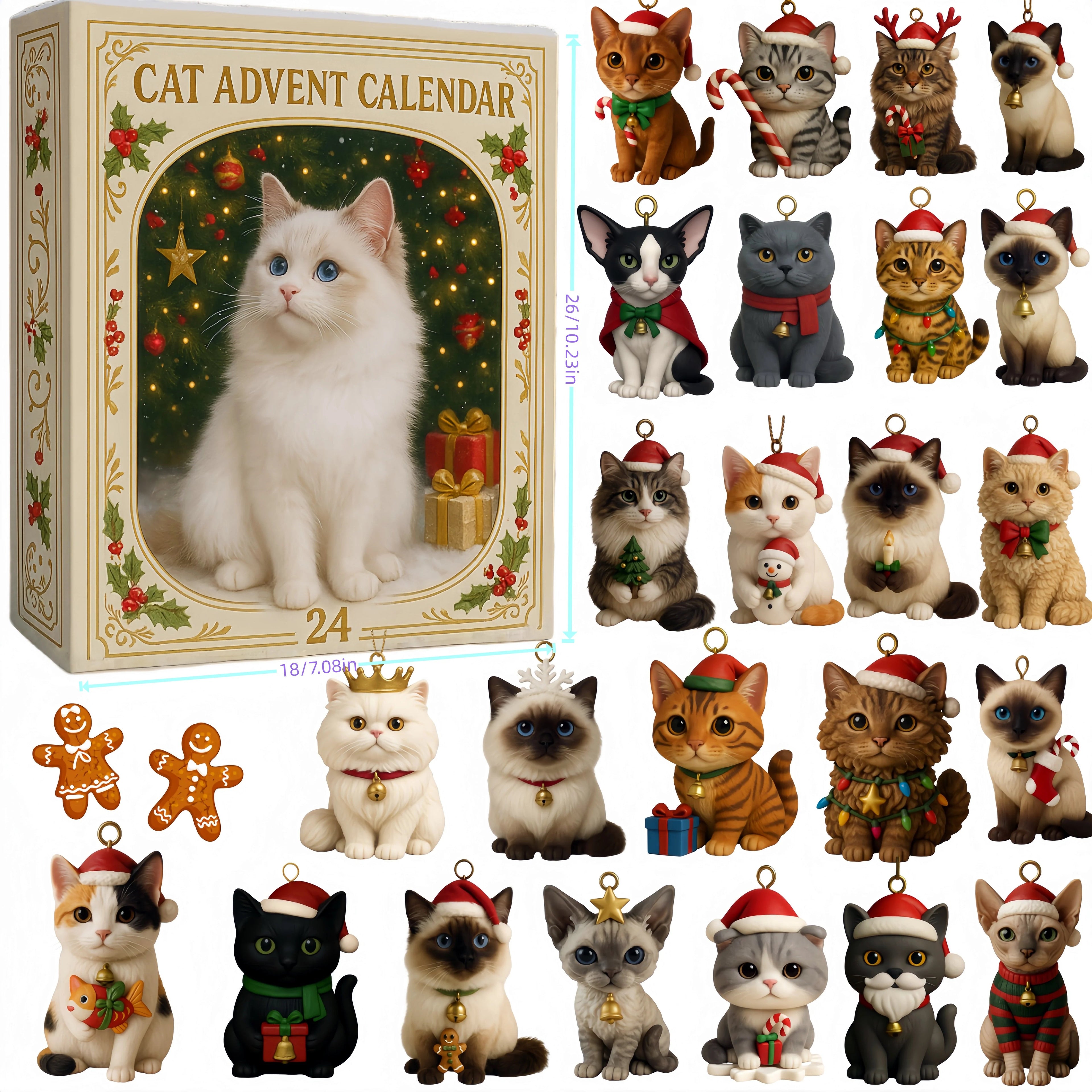 Purrfect Christmas – Cat Lovers Advent Calendar 2025  |  Acrylic products